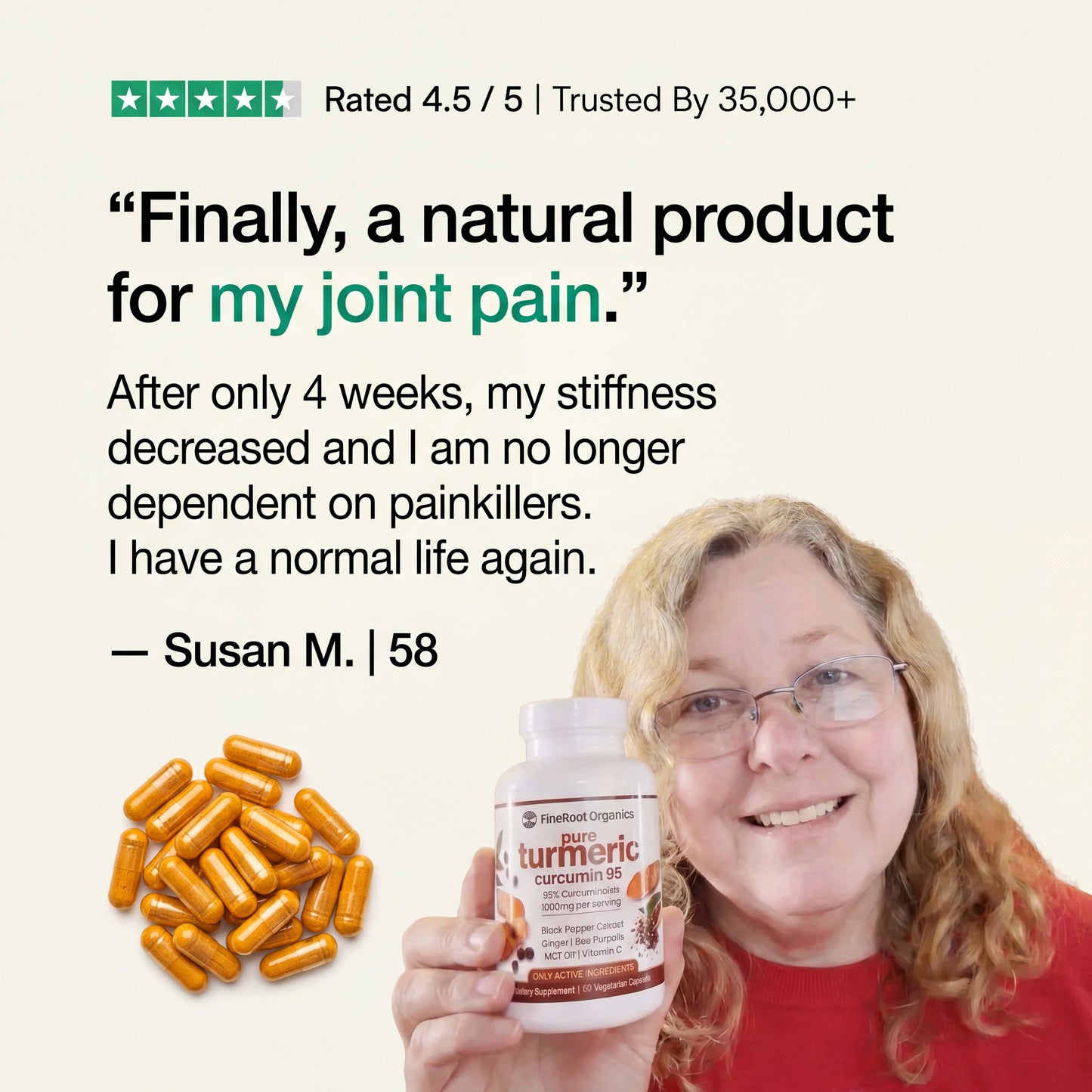 Kurkuma Curcumine Capsules (1.000 mg)