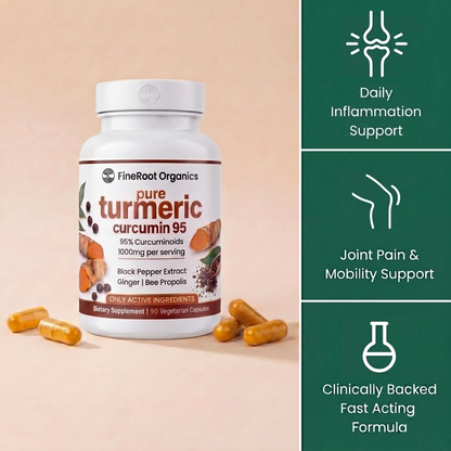 Pure Curcumin Turmeric Capsules (1,000mg)