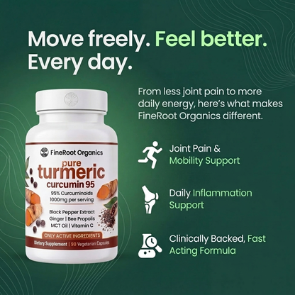 Pure Curcumin Turmeric Capsules (1,000mg)